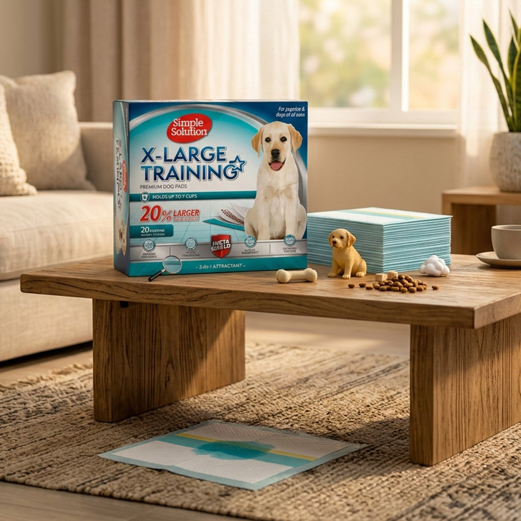 Simple Solution Extra Large Dog Training Pads - 200 Count, 28" x 30"