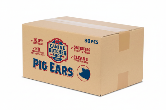 Canine Butcher Shop USA Pig Ears - 30 Jumbo All-Natural Chews