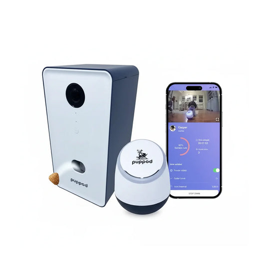 PupPod Remote Dog Treat Dispenser & Puzzle Toy