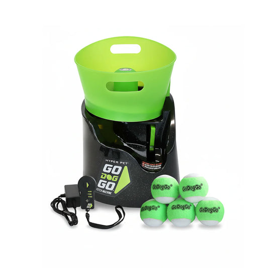 Hyper Pet GoDogGo Automatic Dog Ball Launcher | 5 Balls & Remote