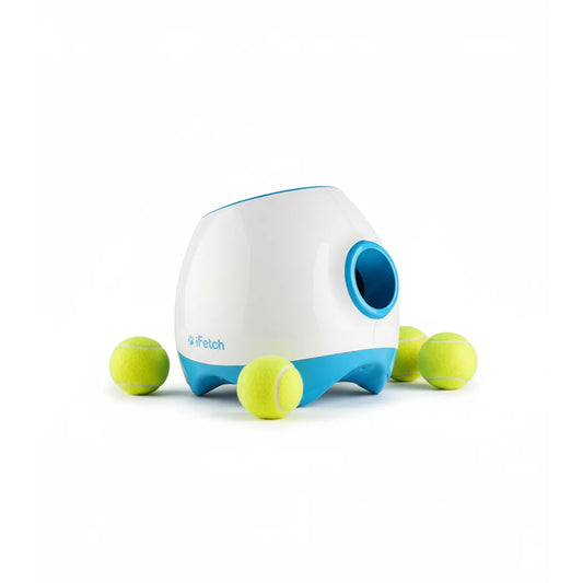 iFetch Too Automatic Dog Ball Launcher for Medium/Large Dogs, Rechargeable, Indoor/Outdoor