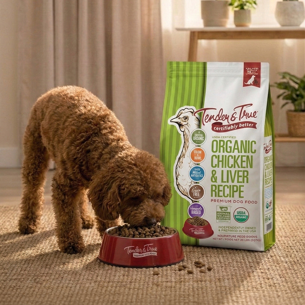 Tender & True Organic Chicken & Liver Recipe Dog Food, 20 lb