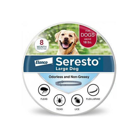 Seresto Flea & Tick Collar | Dogs >18 lbs | 8-Month Protection
