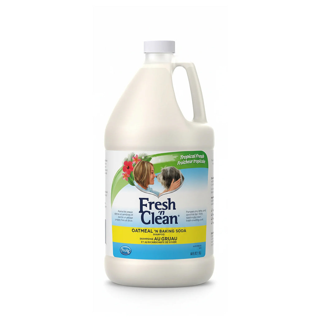 PetAg Fresh ’n Clean Oatmeal Shampoo / 64 oz / Tropical Scent / Soap Free