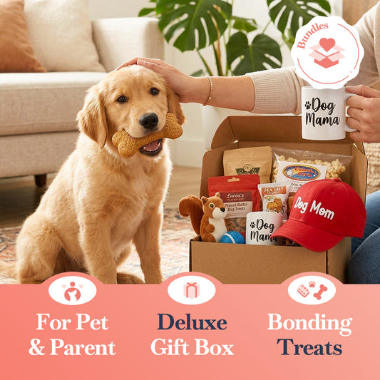 Lucca Napa Dog Gift Basket: Deluxe Pet & Human Care Package
