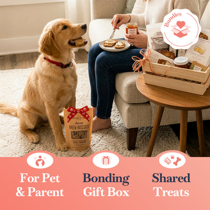 Lucca the Napa Dog Gift Basket: Human & Dog Treats for All Occasions