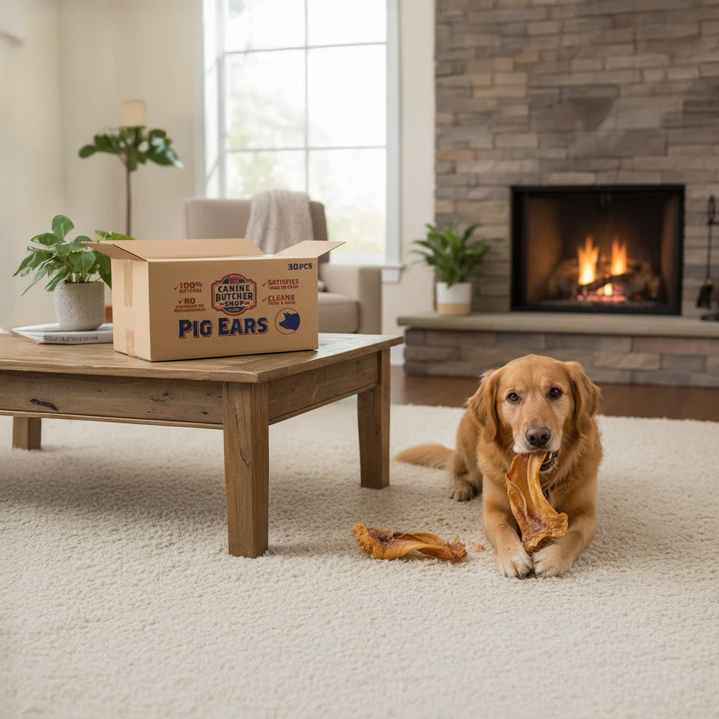 Canine Butcher Shop USA Pig Ears - 30 Jumbo All-Natural Chews