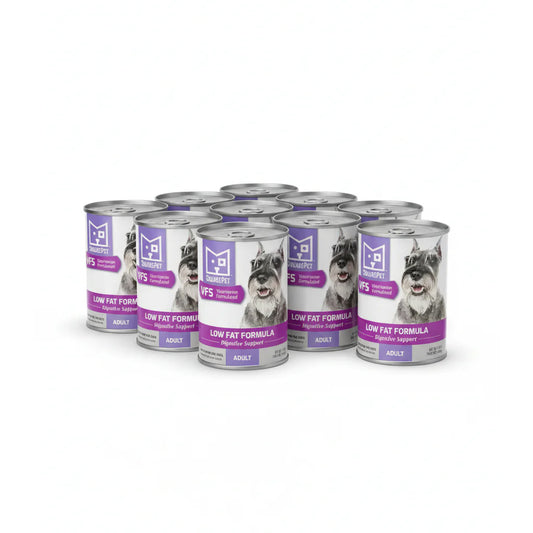 SquarePet VFS Low Fat Dog Food, 13oz Can / 12 Pack, Whitefish, Digestive Support