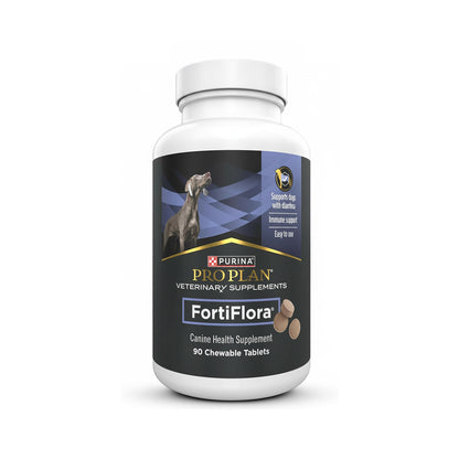 Purina Pro Plan FortiFlora Probiotics for Dogs - Digestive Health Chewables, 90 ct.