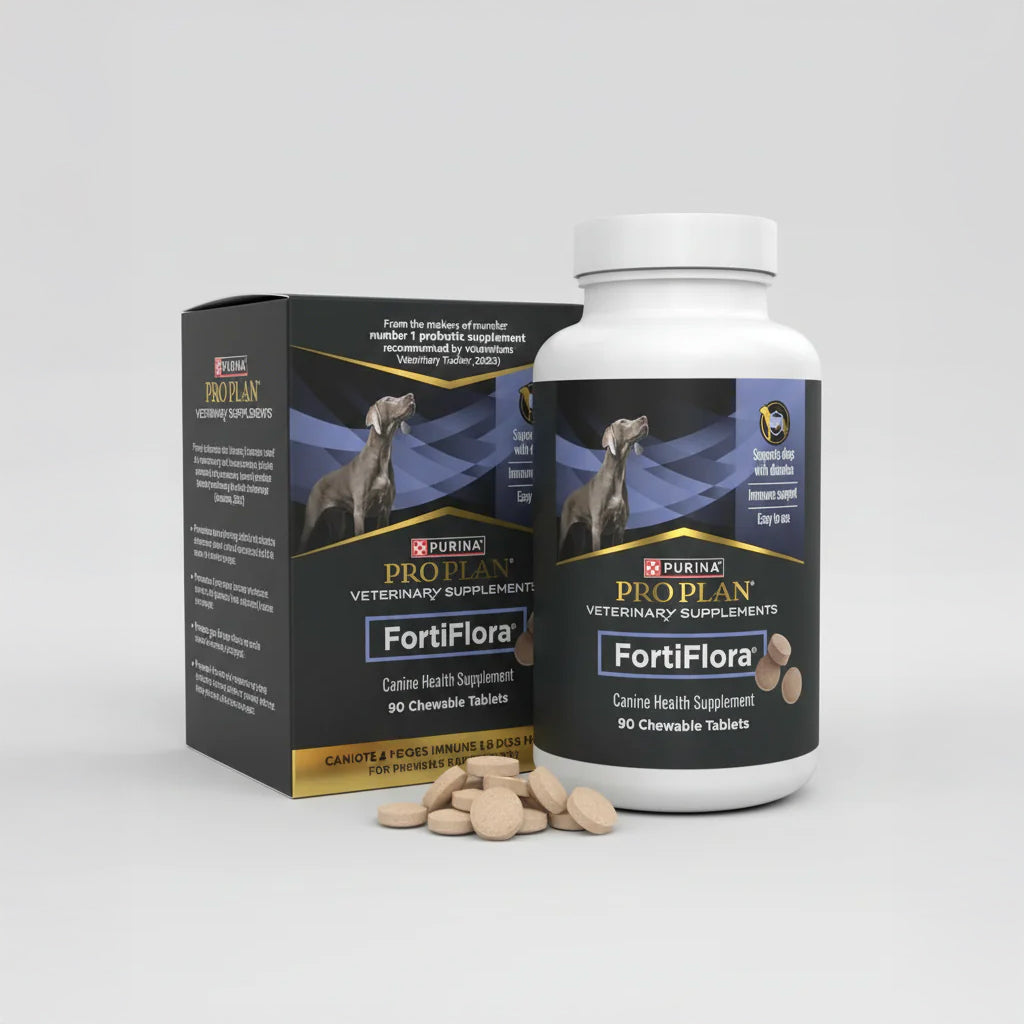 Purina Pro Plan FortiFlora Probiotics for Dogs - Digestive Health Chewables, 90 ct.