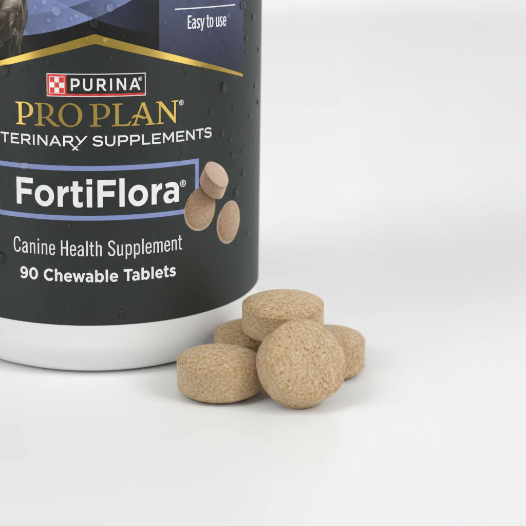 Purina Pro Plan FortiFlora Probiotics for Dogs - Digestive Health Chewables, 90 ct.