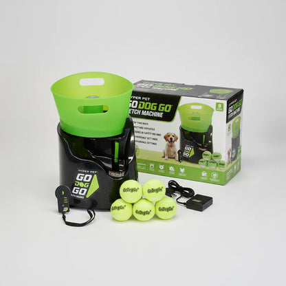 Hyper Pet GoDogGo Automatic Dog Ball Launcher | 5 Balls & Remote