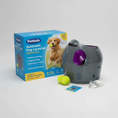 PetSafe Automatic Dog Ball Launcher - All Breeds, 8-30ft Range, 9 Distances