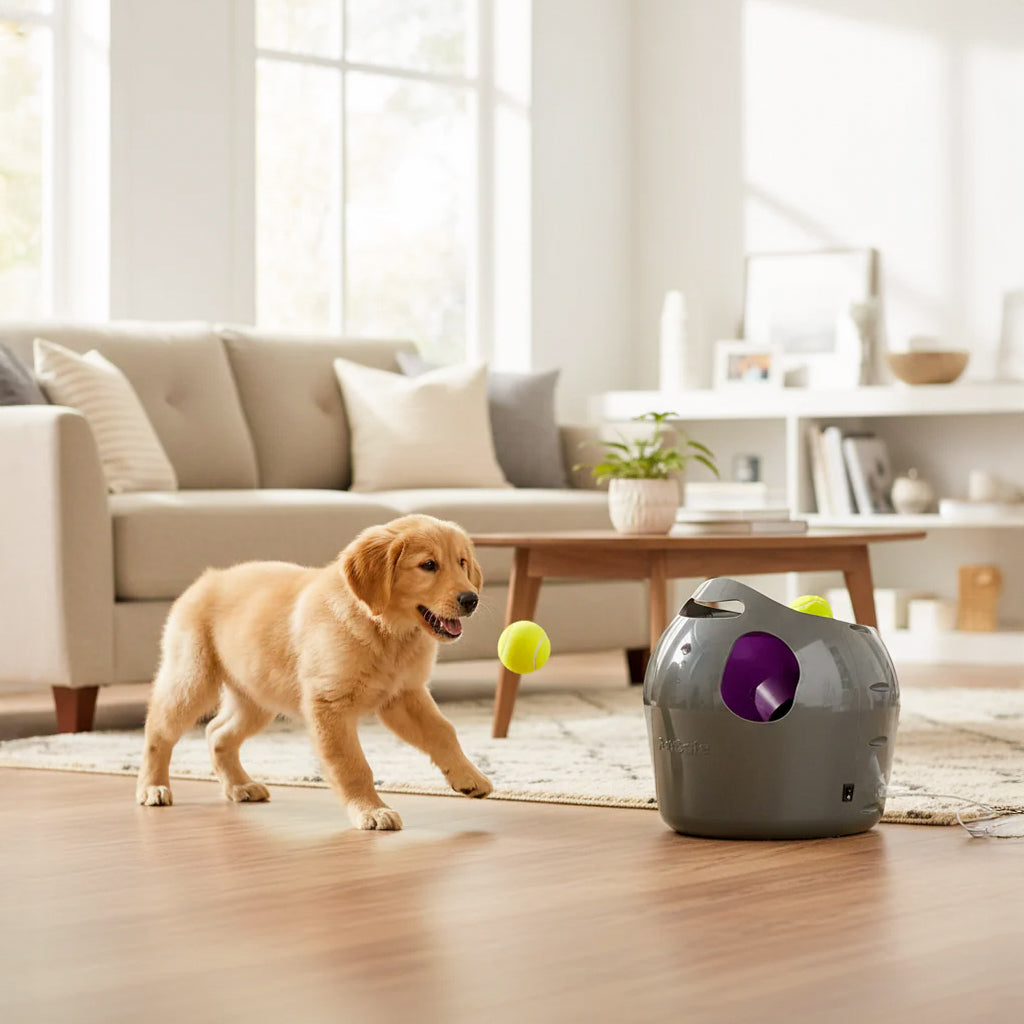 PetSafe Automatic Dog Ball Launcher - All Breeds, 8-30ft Range, 9 Distances