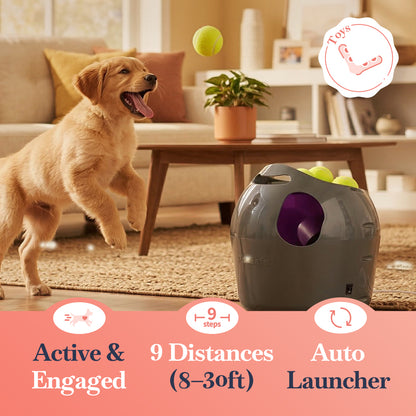 PetSafe Automatic Dog Ball Launcher - All Breeds, 8-30ft Range, 9 Distances